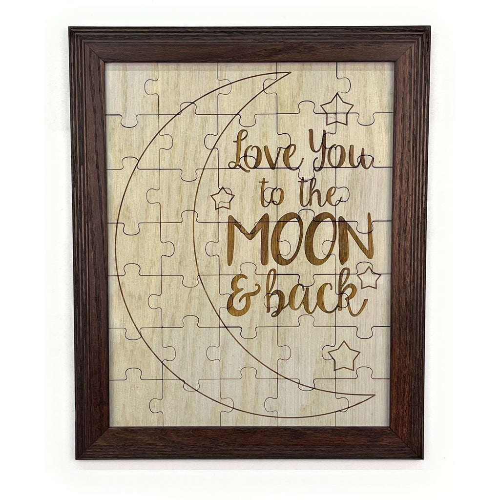 Love You to the Moon and Back Baby Shower Guestbook Puzzle