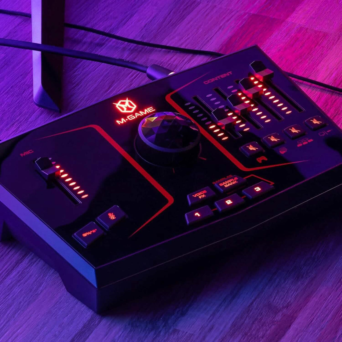 M-Game Solo USB Audio Interface Mixer for Streaming and Gaming  (Refurbished)