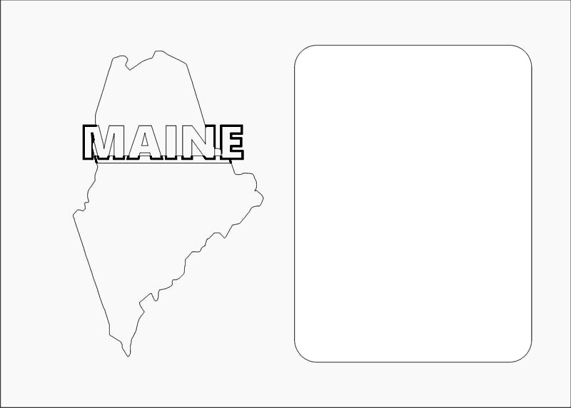 Maine Picture Frame
