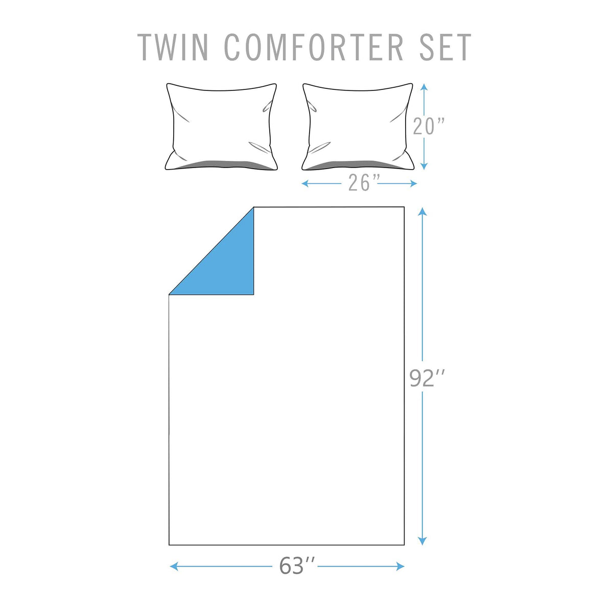 Marble Reversible Comforter Set