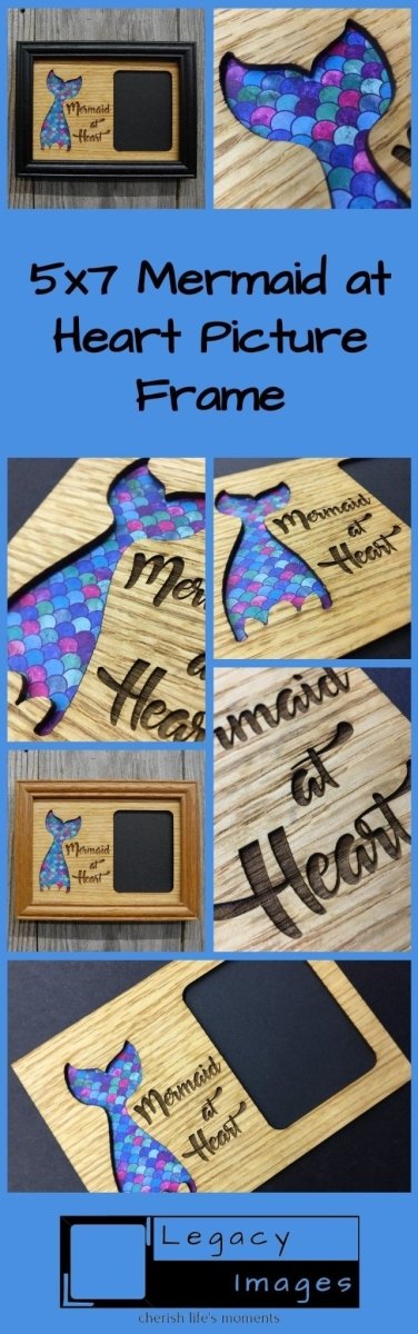Mermaid at Heart Picture Frame