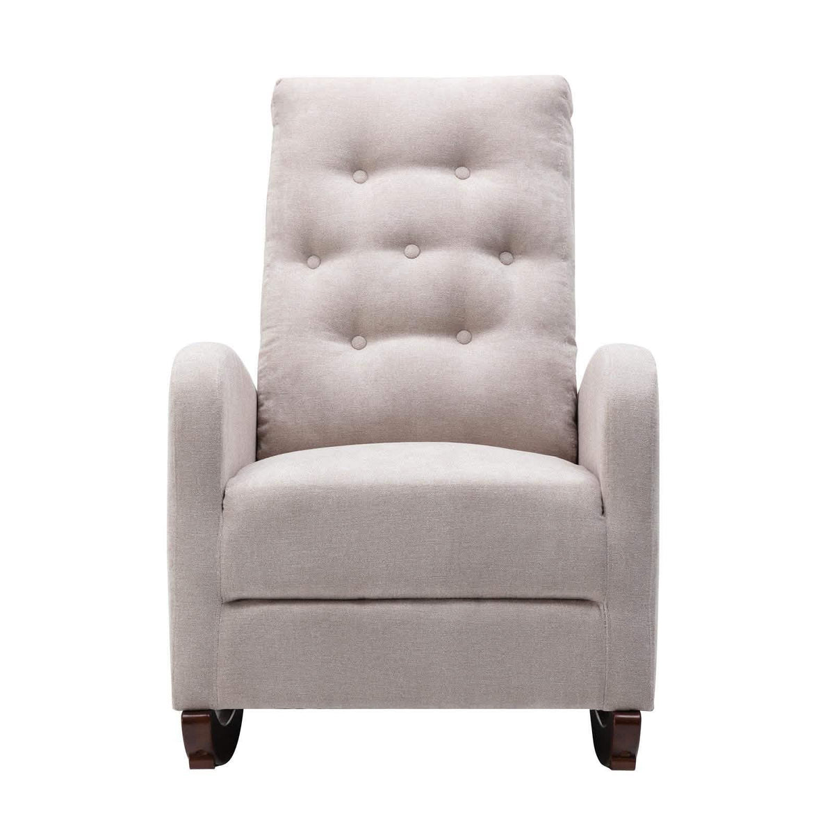 Mid-Century Modern Nursery Rocking Chair Armchair
