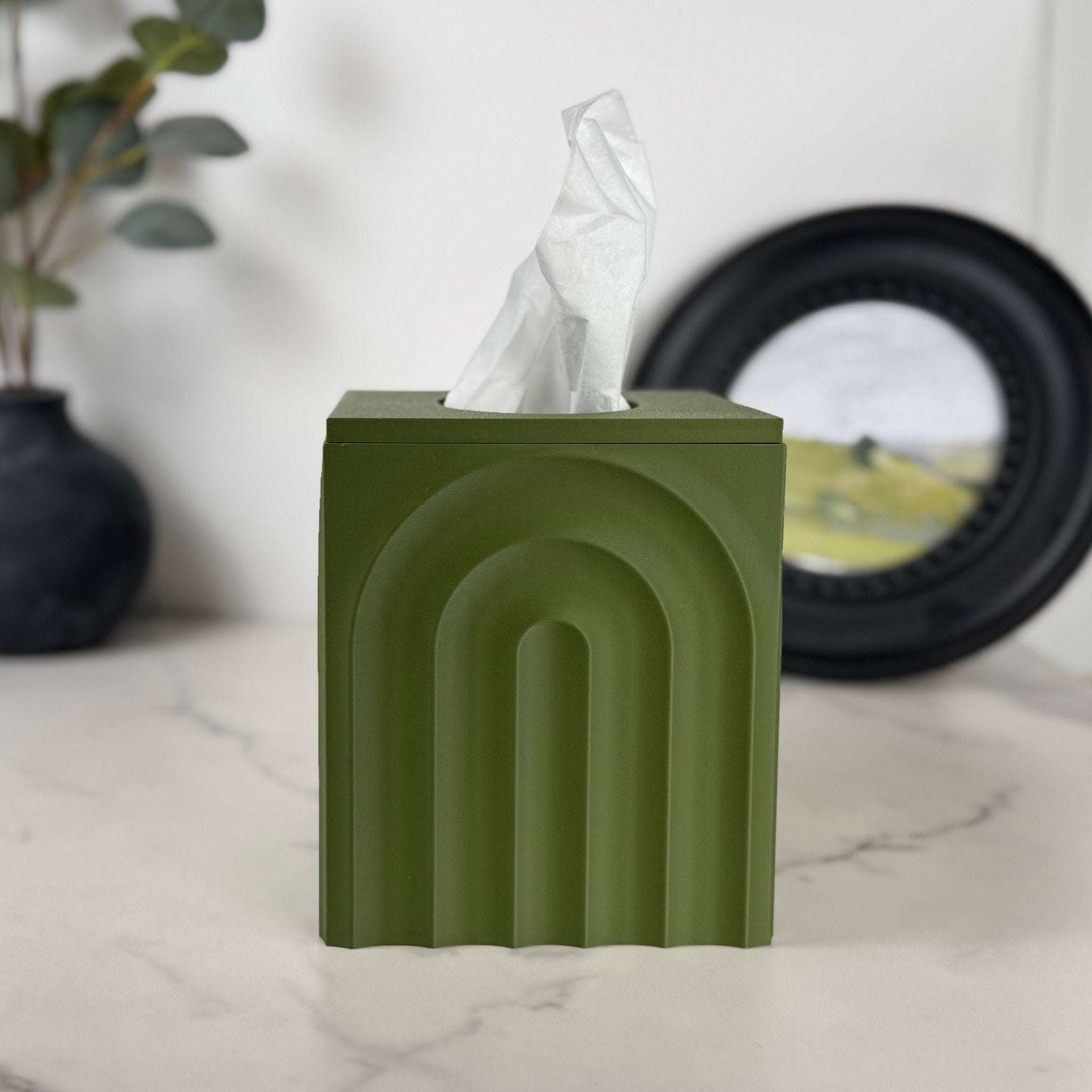 Cubed Arch Tissue Box Cover