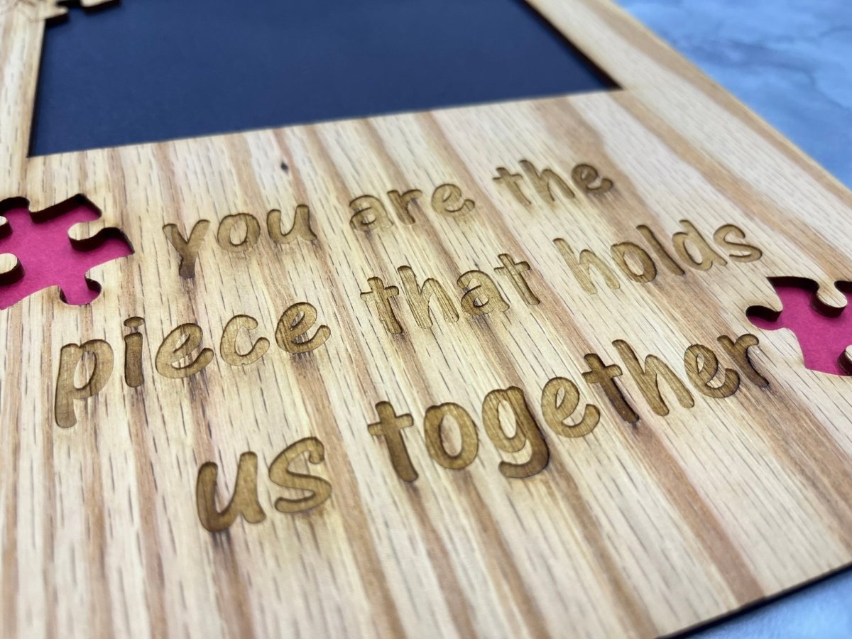 Mom Piece that Holds Us Together Picture Frame