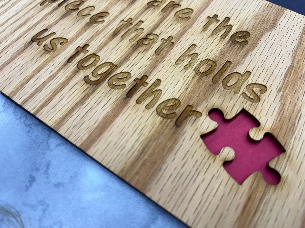 Mom Piece that Holds Us Together Picture Frame