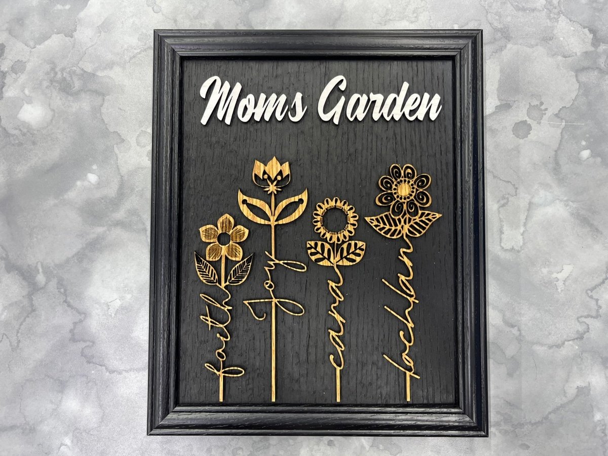 Mom's Garden Personalized Sign