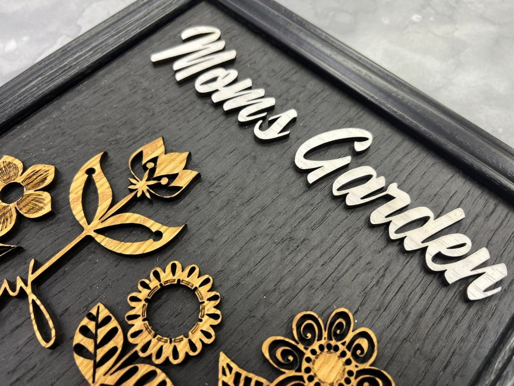 Mom's Garden Personalized Sign
