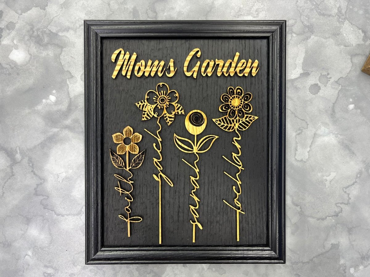 Mom's Garden Personalized Sign