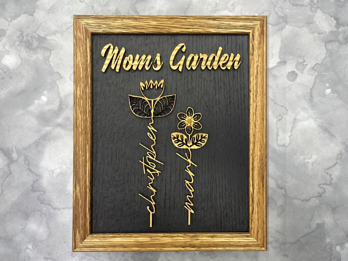 Mom's Garden Personalized Sign