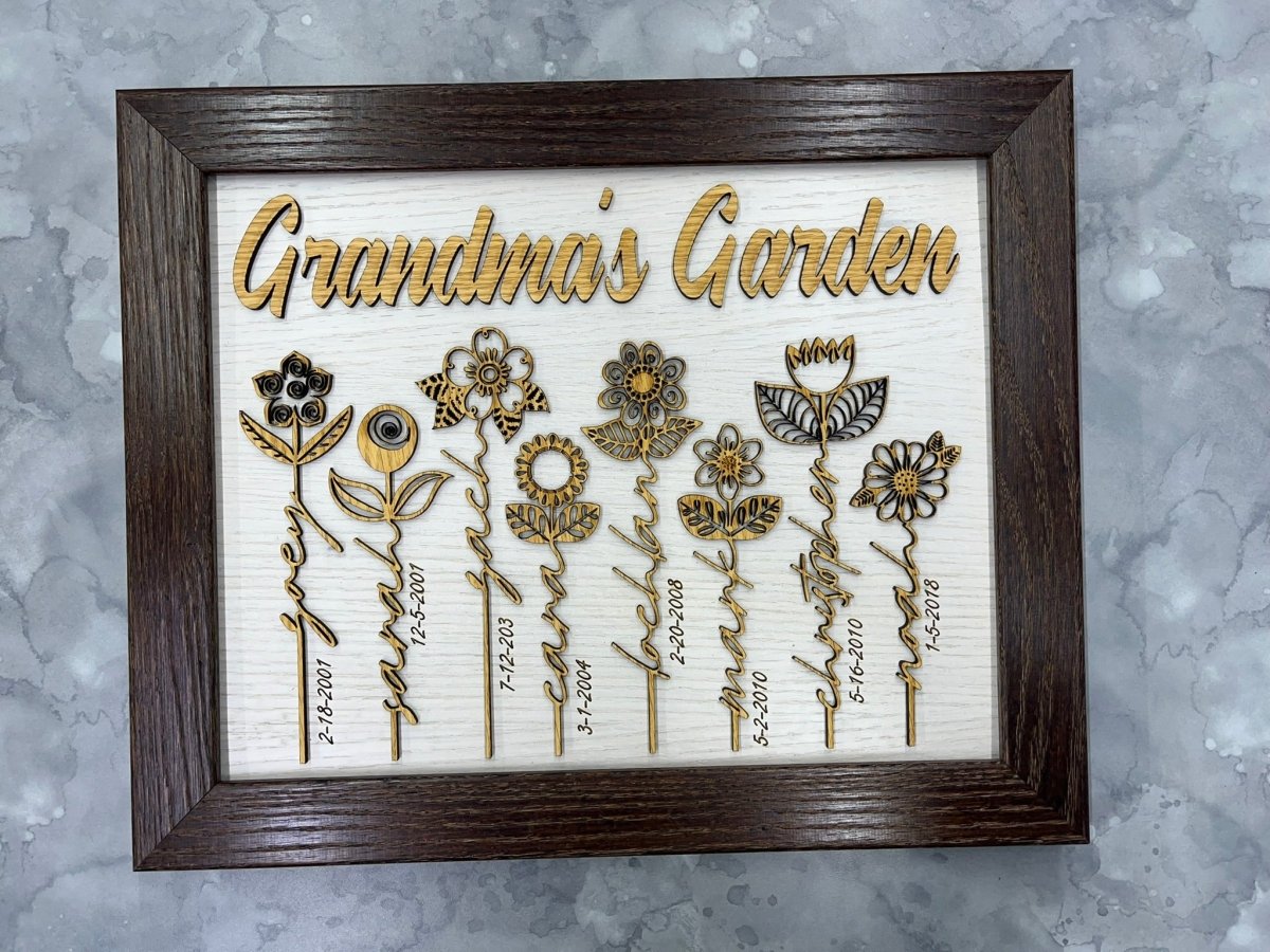 Mom's Garden Personalized Sign