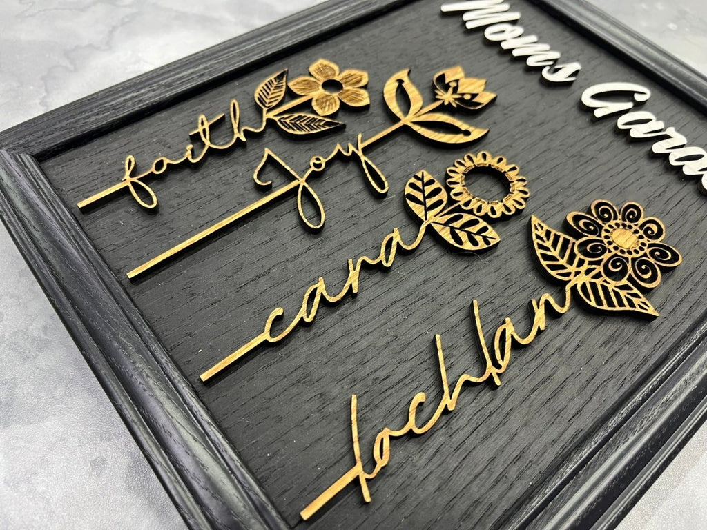 Mom's Garden Personalized Sign