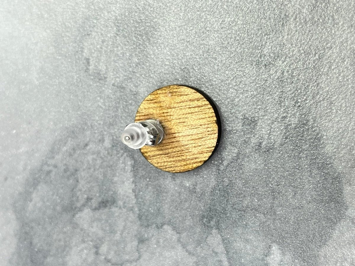 Moon & Star Stud Earrings