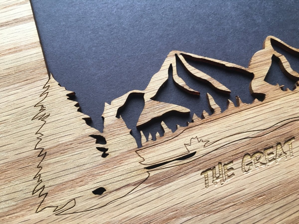 Mountain Skyline Picture Frame - 8x10 Frame Hold 5x7 Photo