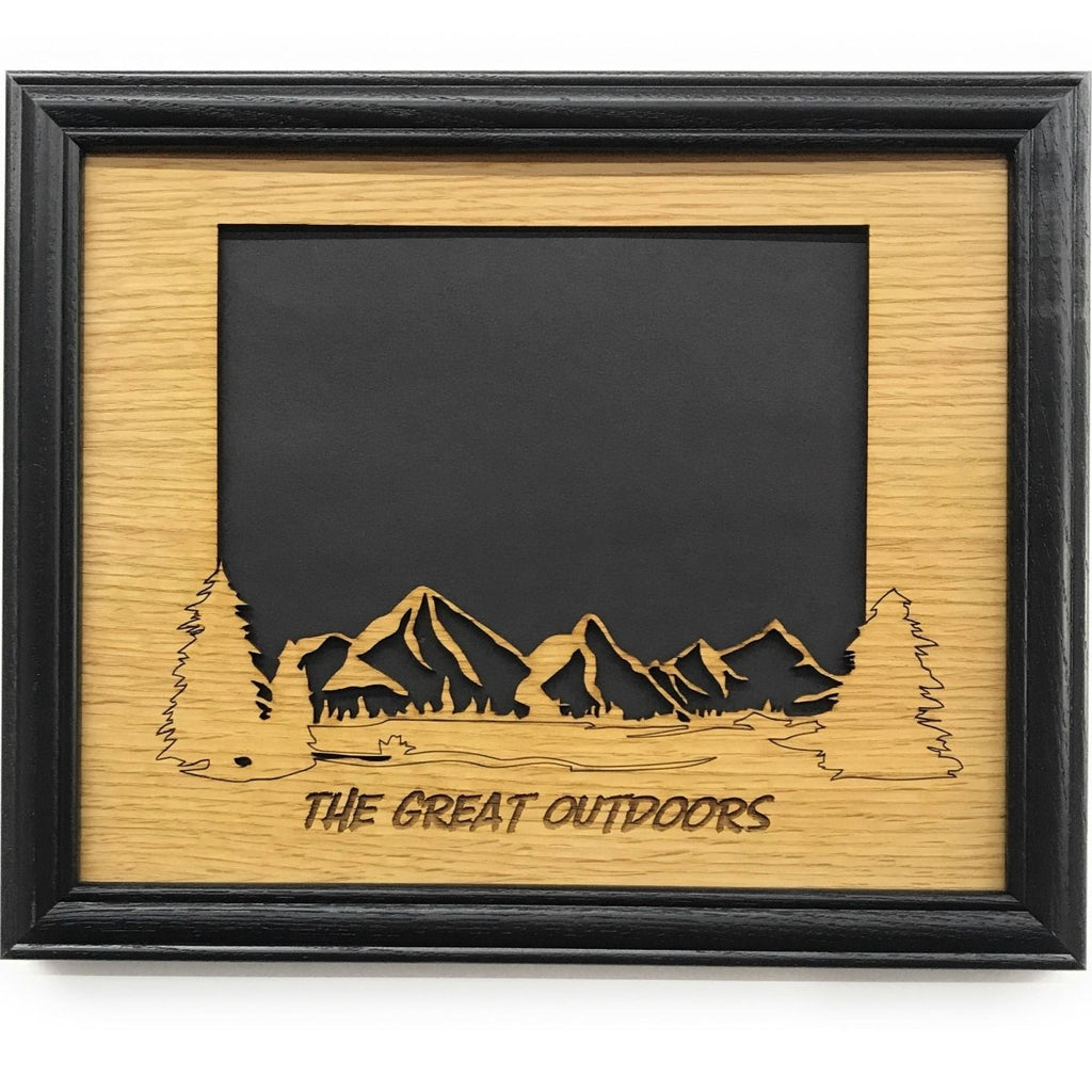 Mountain Skyline Picture Frame - 8x10 Frame Hold 5x7 Photo