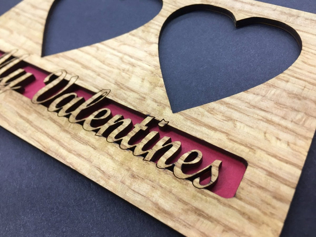My Valentines Picture Frame - 5x7  Frame Holds 1 or 2 Photos