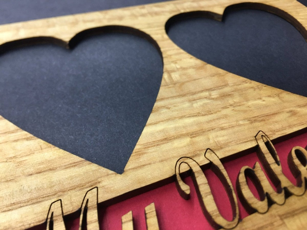My Valentines Picture Frame - 5x7  Frame Holds 1 or 2 Photos