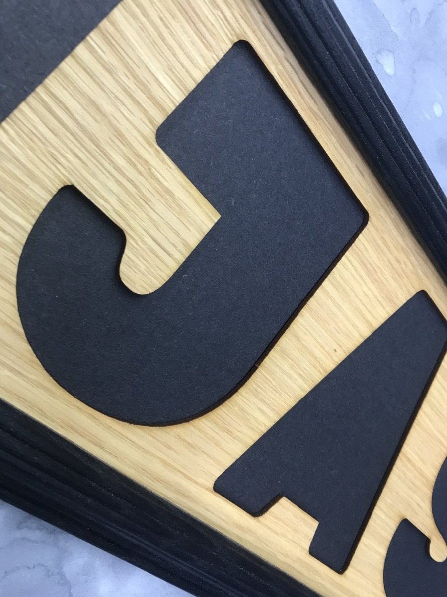 Name Picture Frame - 6"x32" Holds 4x6 Pictures
