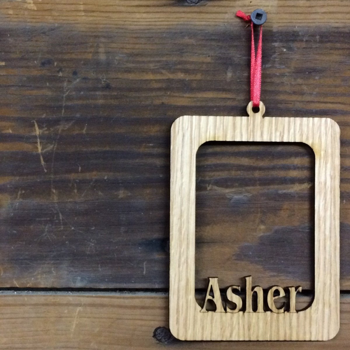 Name Picture Frame Ornament