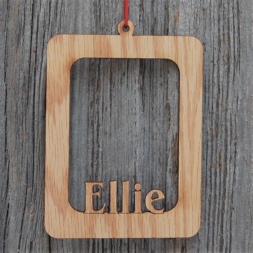 Name Picture Frame Ornament