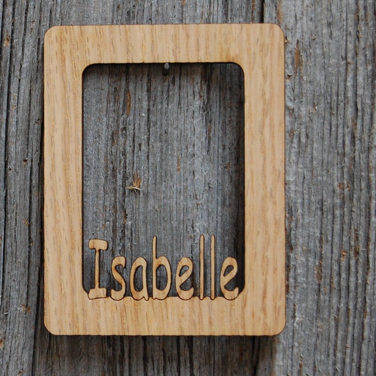 Name Picture Frame Refrigerator Magnet - Holds a 2x3 Photo