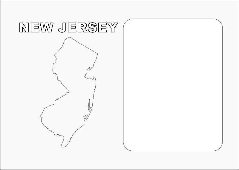 New Jersey Picture Frame