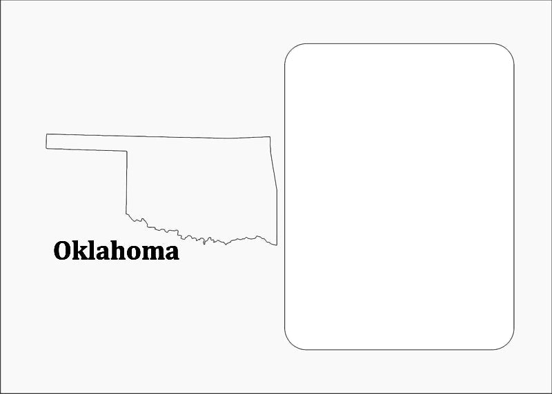 Oklahoma Picture Frame