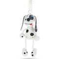 Dalmatian Dog Wooden Doll on a Spring 5.7 Inches