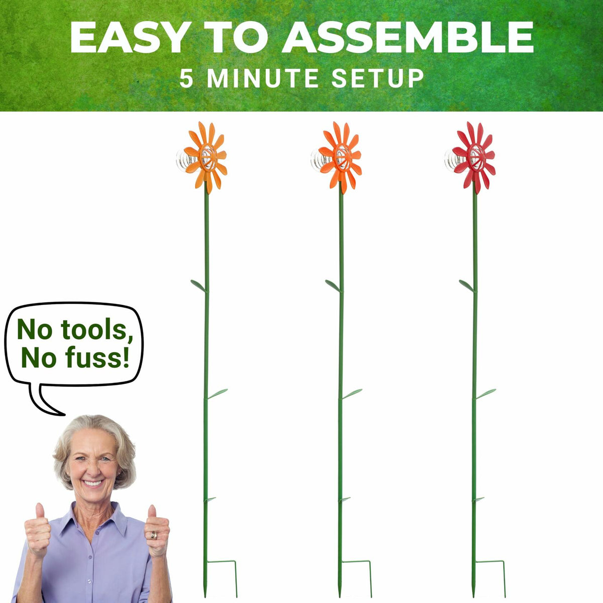 Nature Anywhere Fun Flowers Suet Feeder 3 Pack Outdoor Hanging Bird Feeder