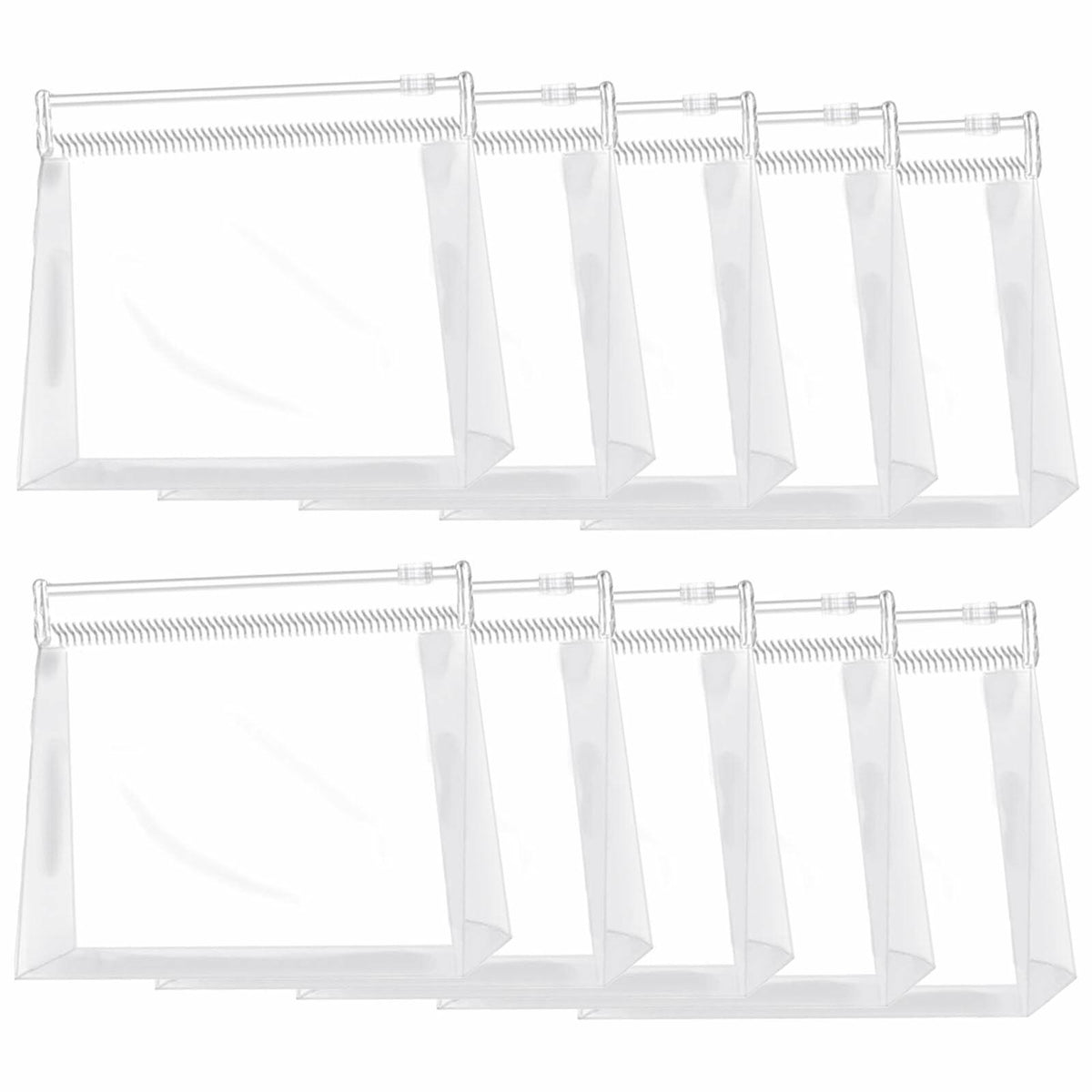 PIYIENR Clear Makeup Bag Set 5 Pcs Large PVC Waterproof Transparent Organizer