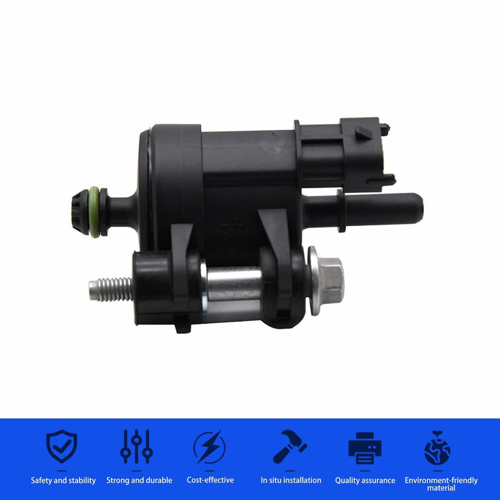 Yonput Car Vapor Canister Purge Valve Durable Vacuum Vent Valve Black