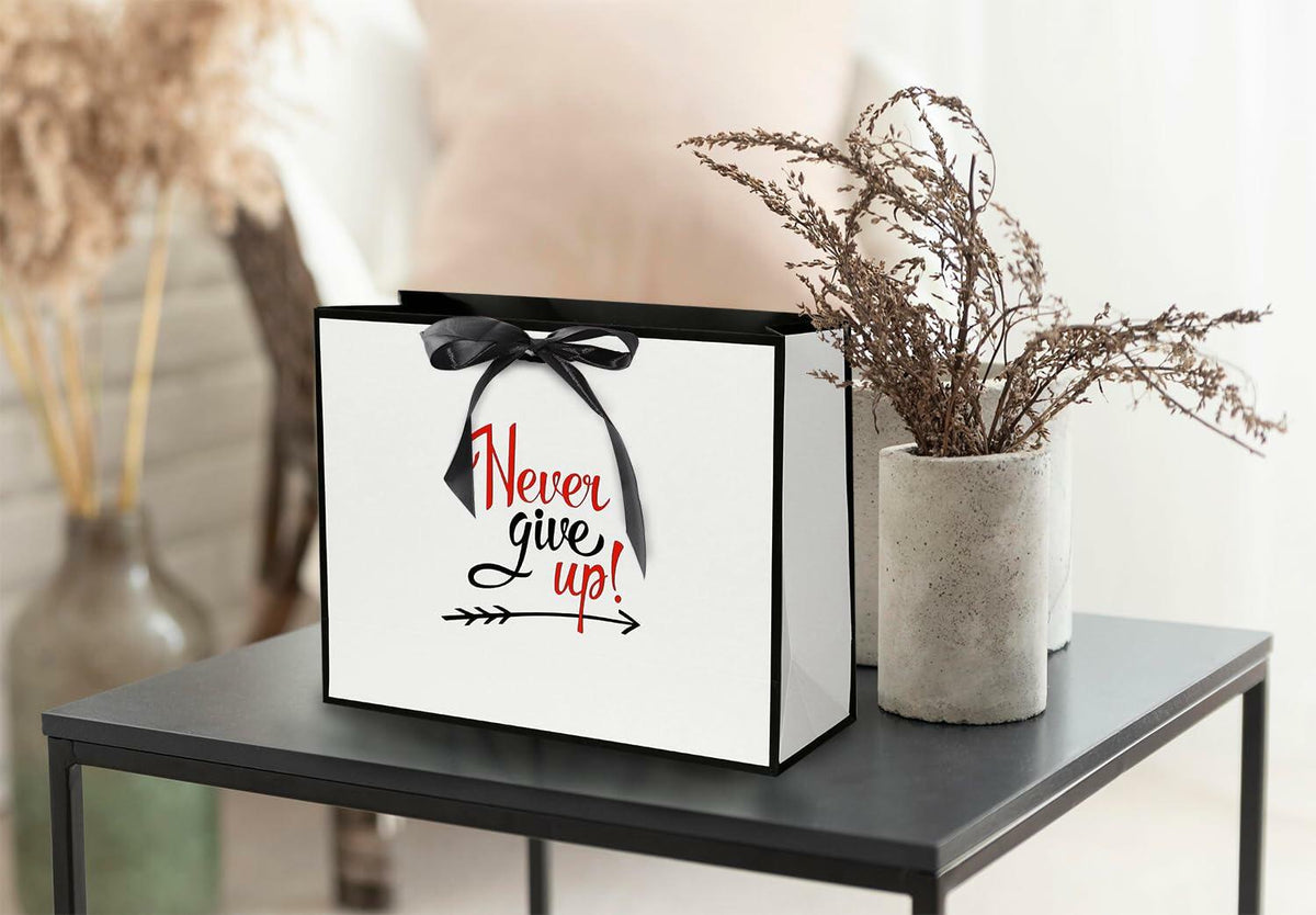 Linelglobal Encouragement Gift Bag with Tissue Paper 12.6" Self-Improvement