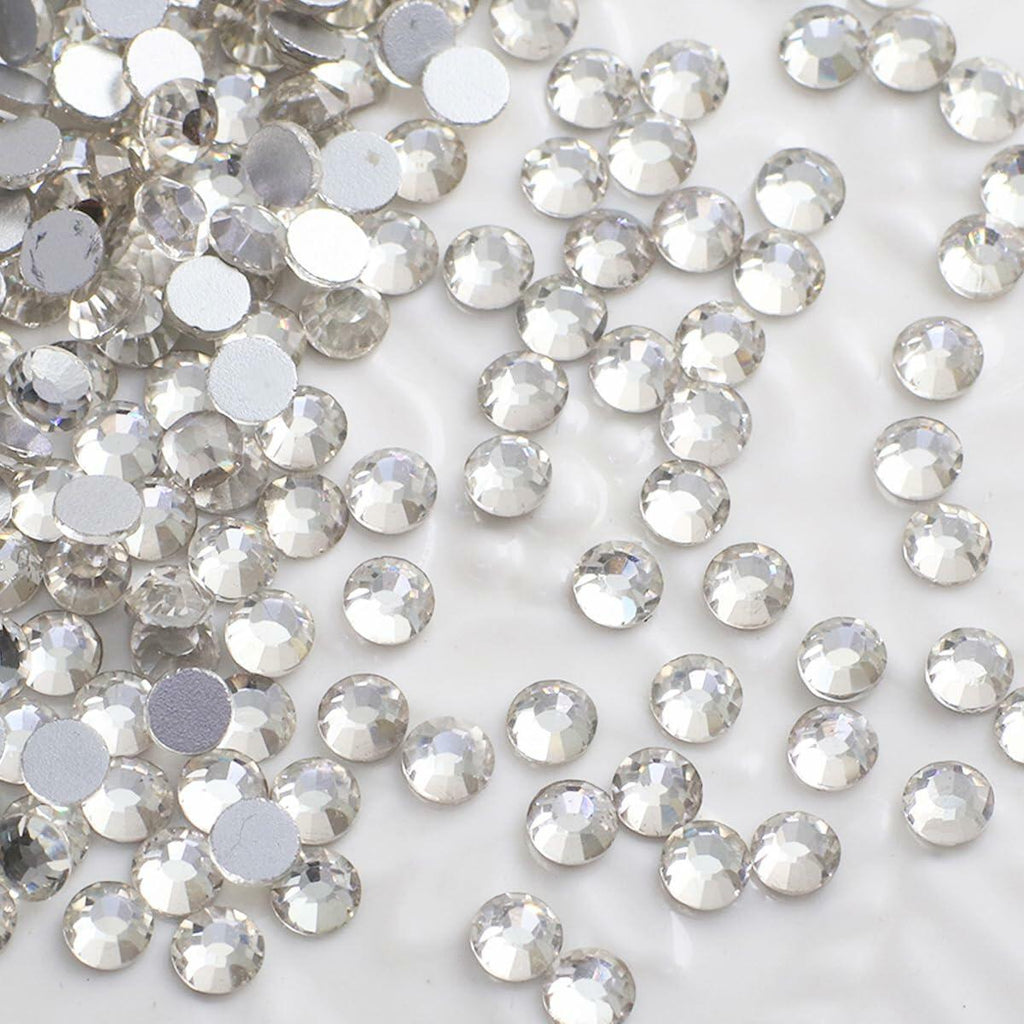 1440 Pcs Flatback Crystal Rhinestones 4.6-4.8mm Glitter Nail Craft Bling