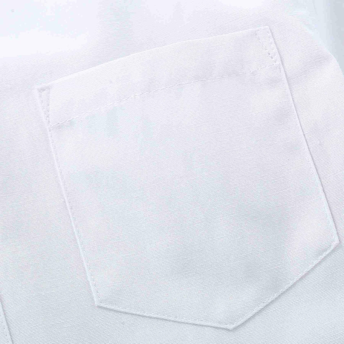 Bienzoe Boys Long Sleeve Button Down Shirt White Size 14