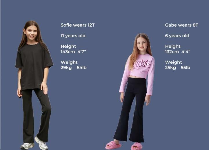 all about pants Kids' Activewear Leggings Girls' Yoga Pants Black 4 T