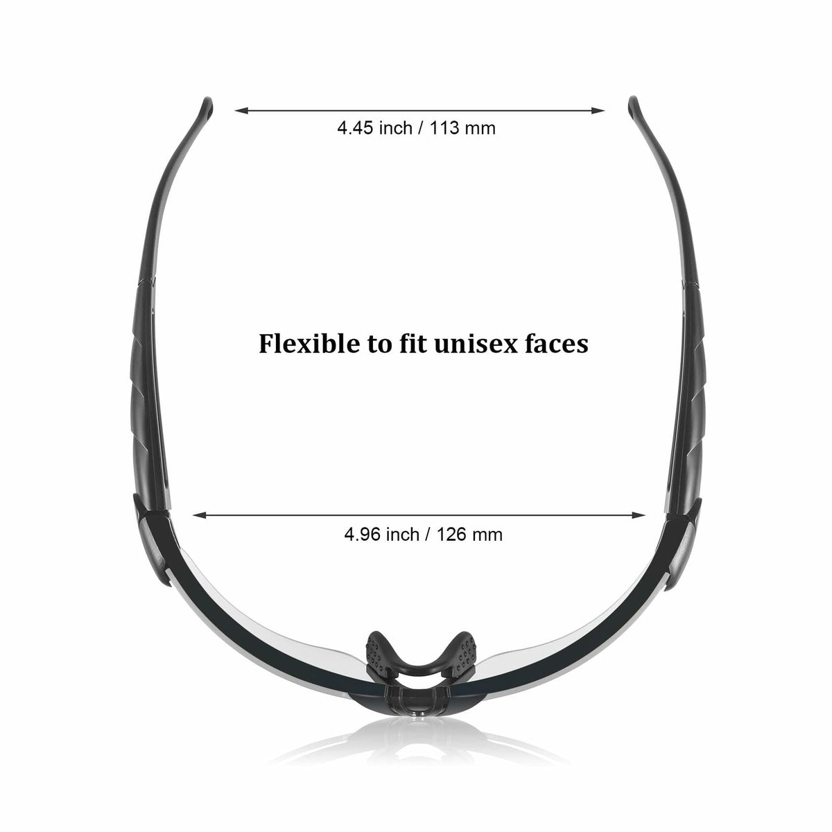 DAXISONN Shooting Safety Glasses Grey Anti Fog Tactical Ballistic Eyewear
