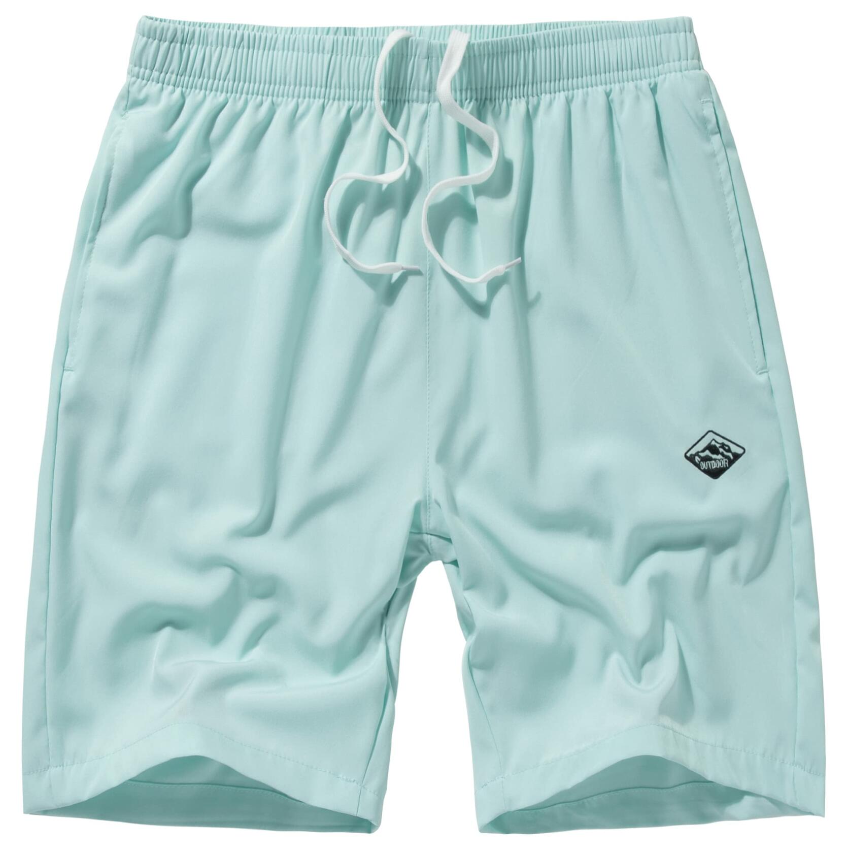 Vcansion Men's Outdoor Hiking Quick Dry Shorts Pea Green Size 4XL 39-40