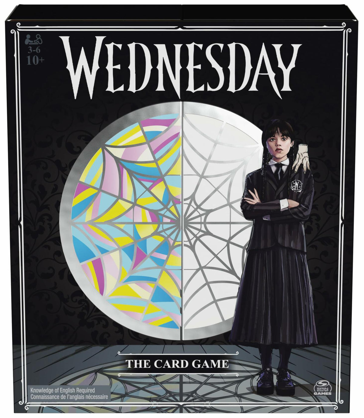 Spin Master Games Wednesday Card Game Premium Foil Cards 3-10 Players 10+