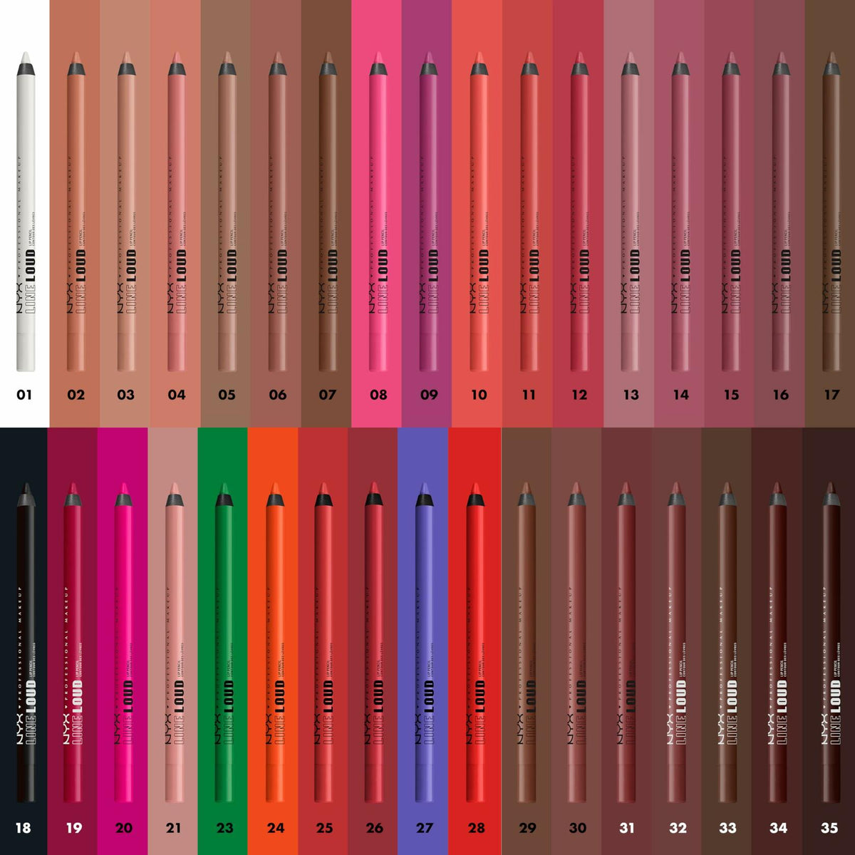 NYX PROFESSIONAL MAKEUP Line Loud LipLiner Longwear Pigmented TooBlessed 0.042oz