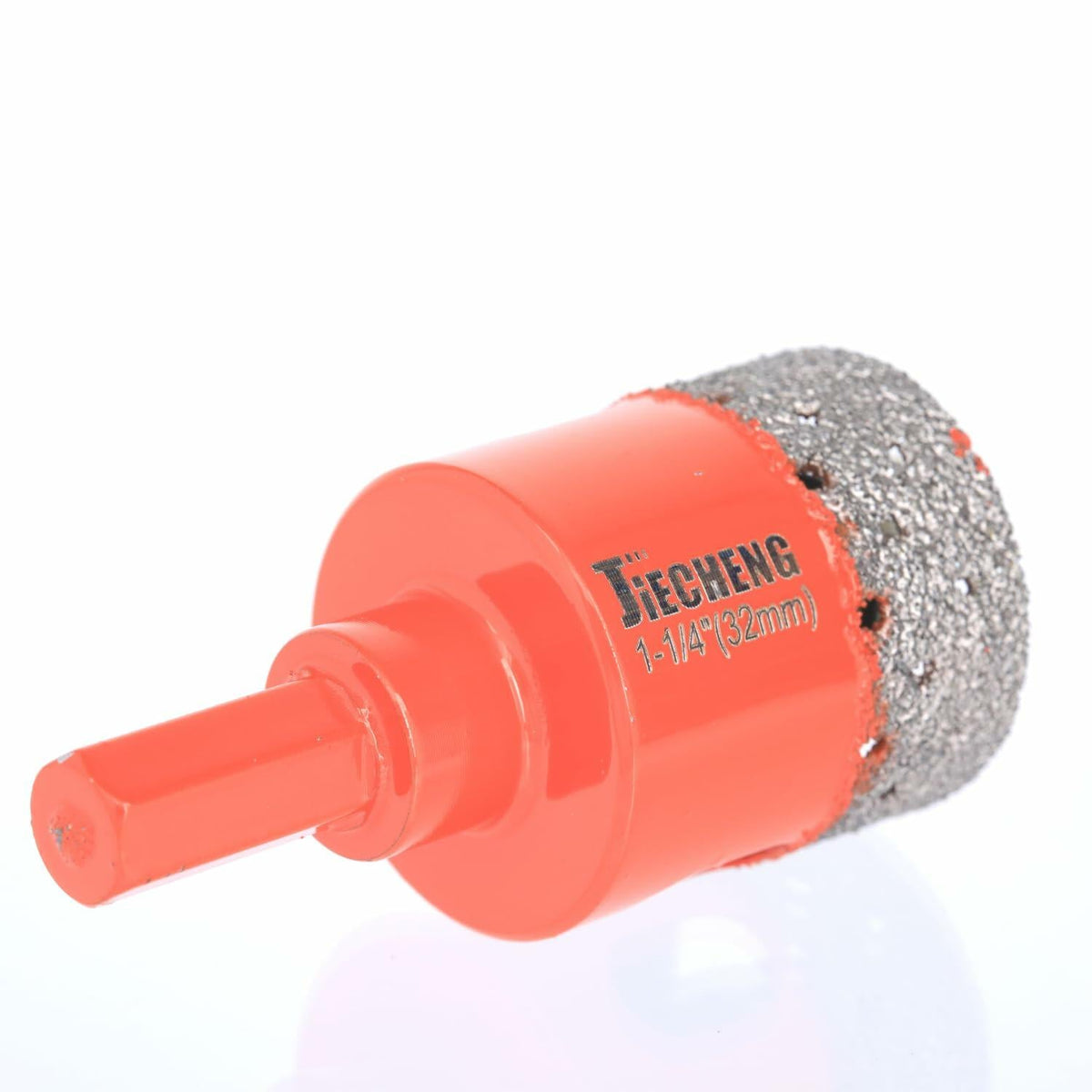 JIECHENG 1-1/4" Diamond Hole Saw 32mm Red for Ceramic Glass Tile Marble