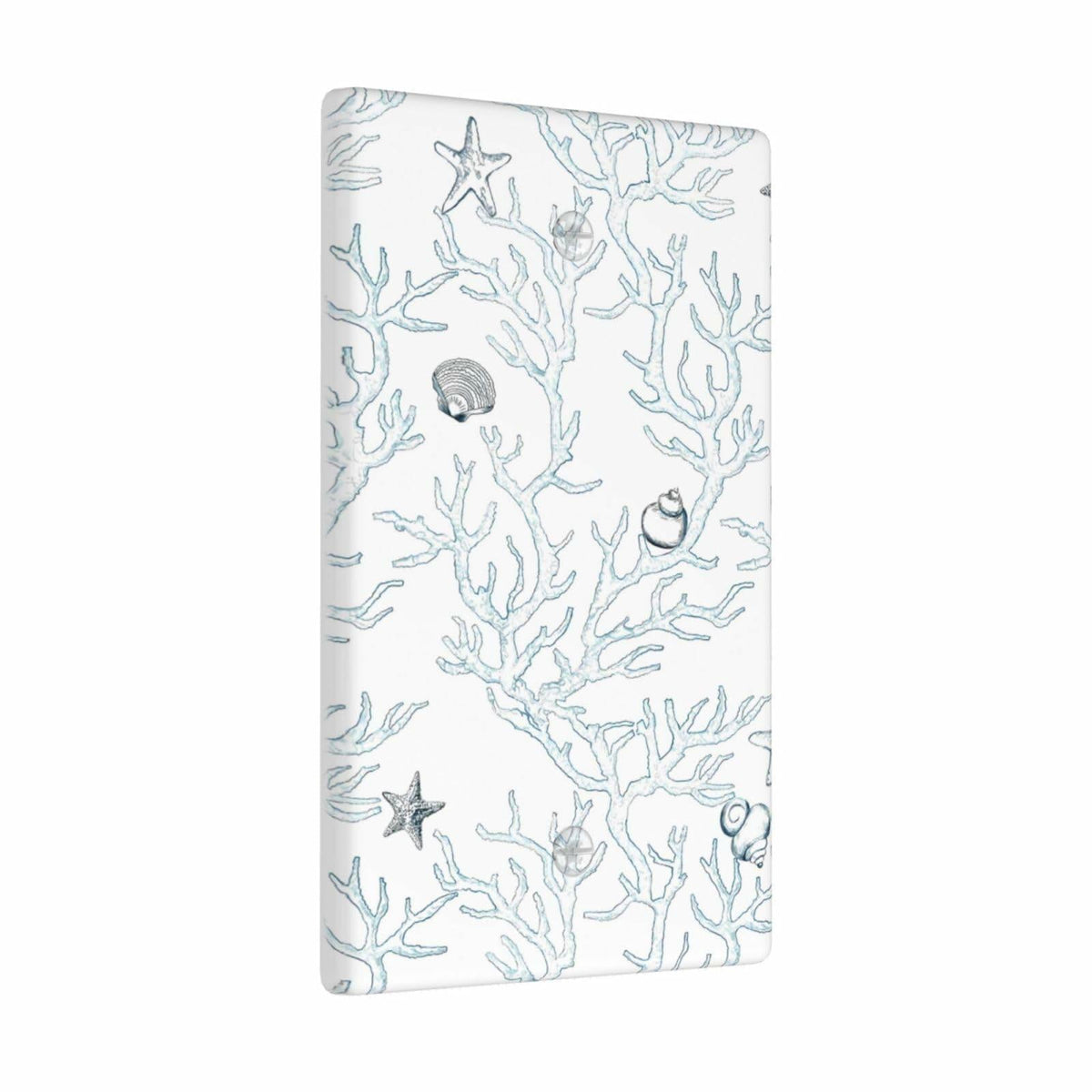 romyessen Ocean Coral Light Switch Cover Decorative Wall Plate Standard Size