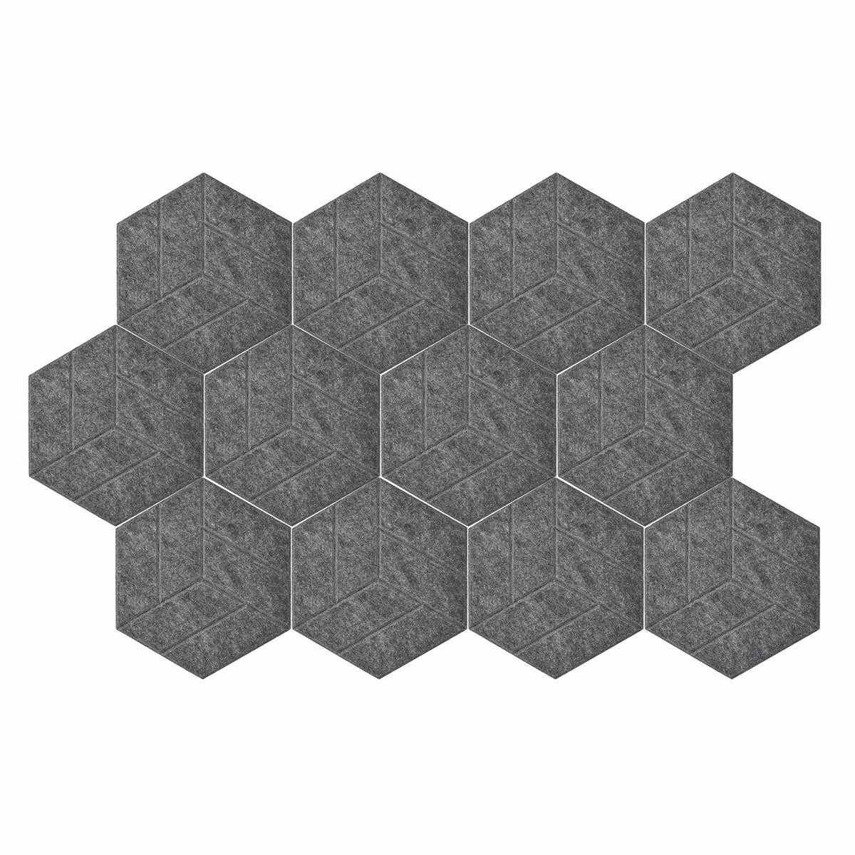 PATIKIL 12 Pack Acoustic Panels 12"x10" Self Adhesive Soundproof Wall Tiles