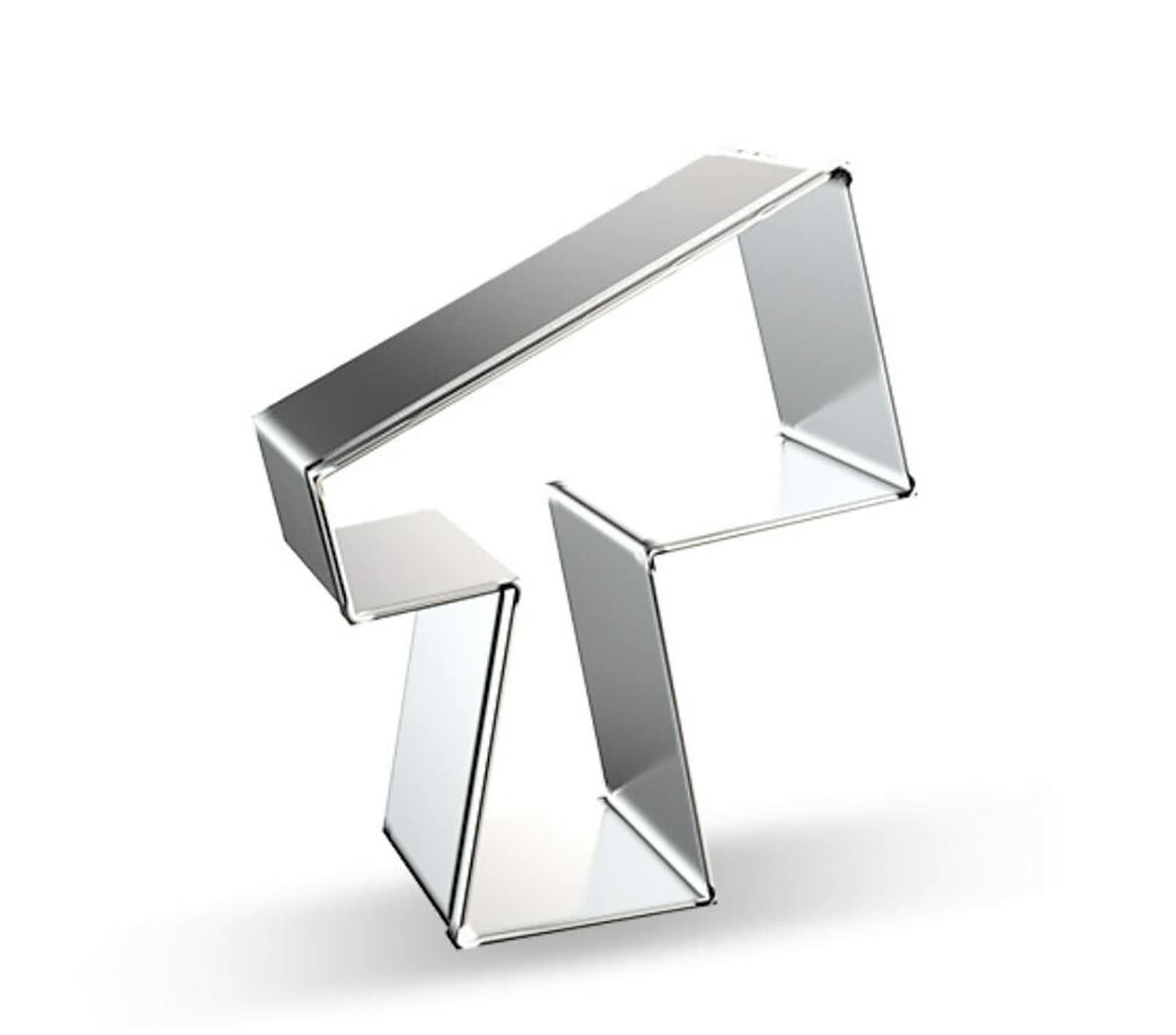 WJSYSHOP Telescope Shape Cookie Cutter Stainless Steel Silver Small