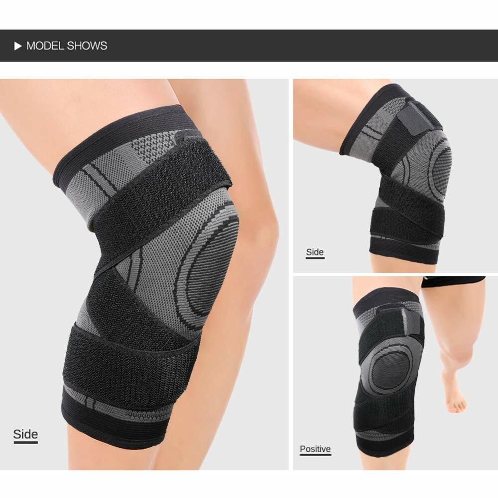 Mumian Knee Sleeve Compression Support Black Single Size XXXL