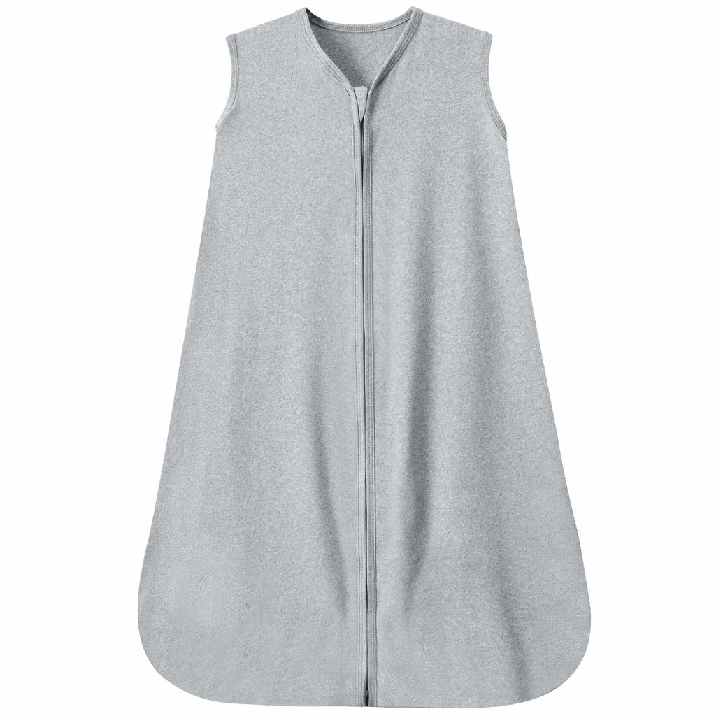 GUNTAIL Baby Sleep Sack 100% Rayon Cotton 2-Way Zipper Grey Size M