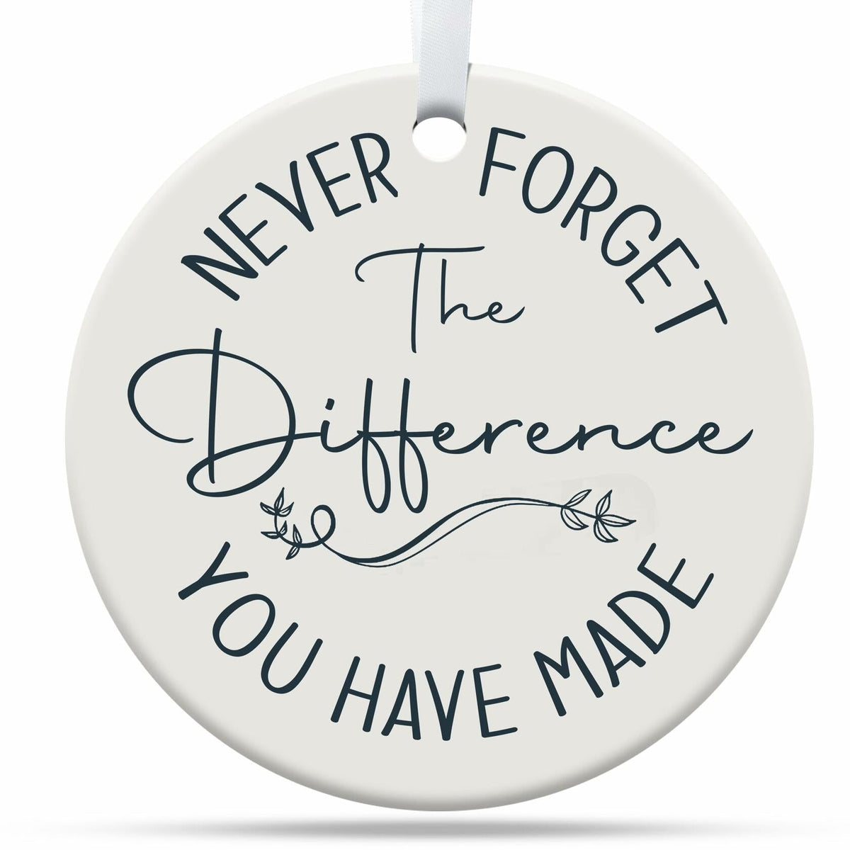 TinhCD Store Thank You Nurse Gift Ceramic Christmas Ornament Elegant