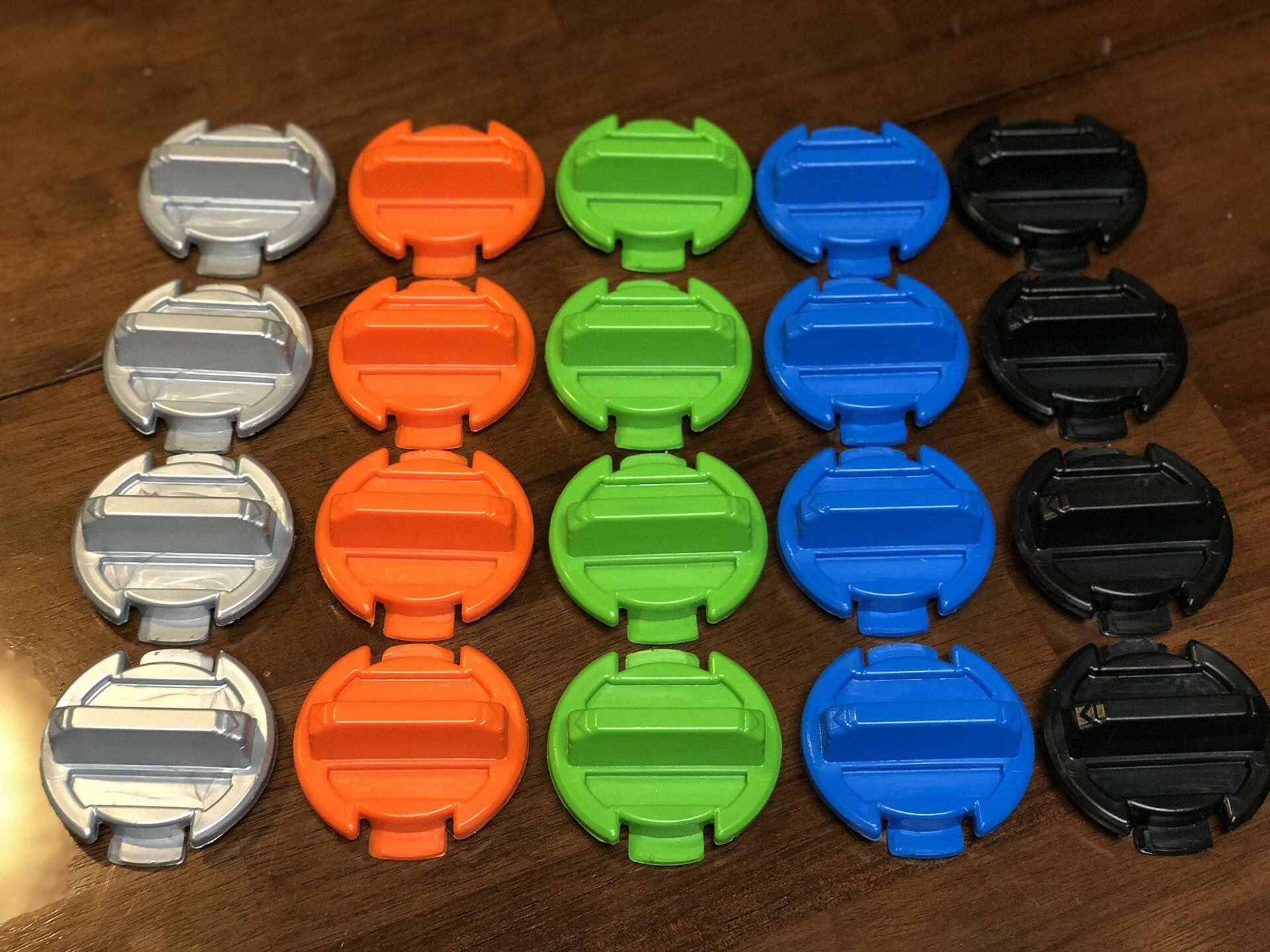 Turtle Den Polaris RZR Orange Floor Drain Plug 4 Pack Rubber
