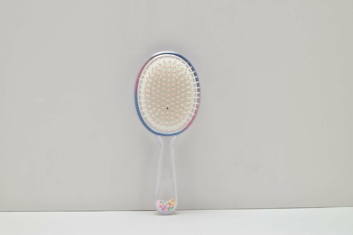 Gett Detangling Hair Brush for Kids & Adults Soft Bristle Whale Glitter