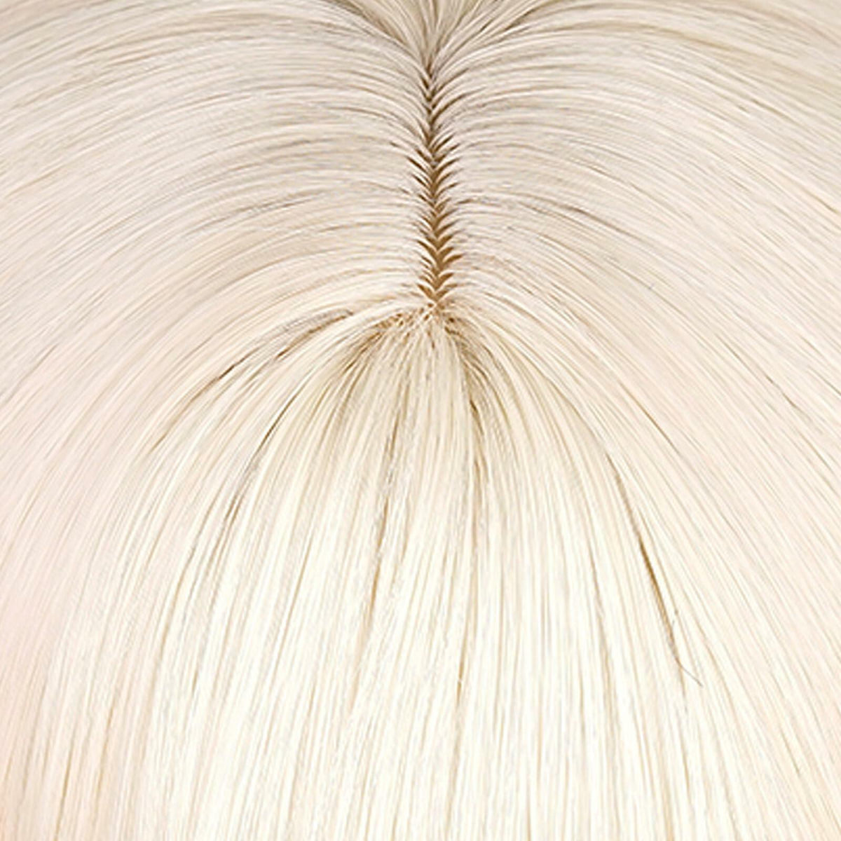 Wiggy Mermaid Black Bride Wig 17.7" Medium Long Straight Black with Bun