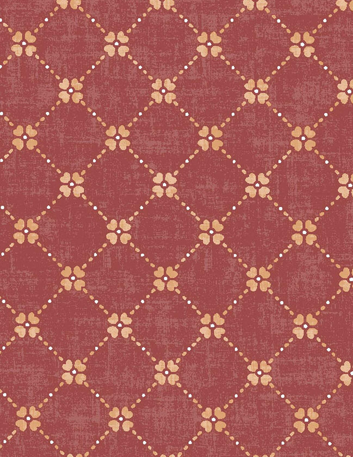 Flannel Backed Vinyl Tablecloth 60x120 Oblong Diamond Rust Pattern