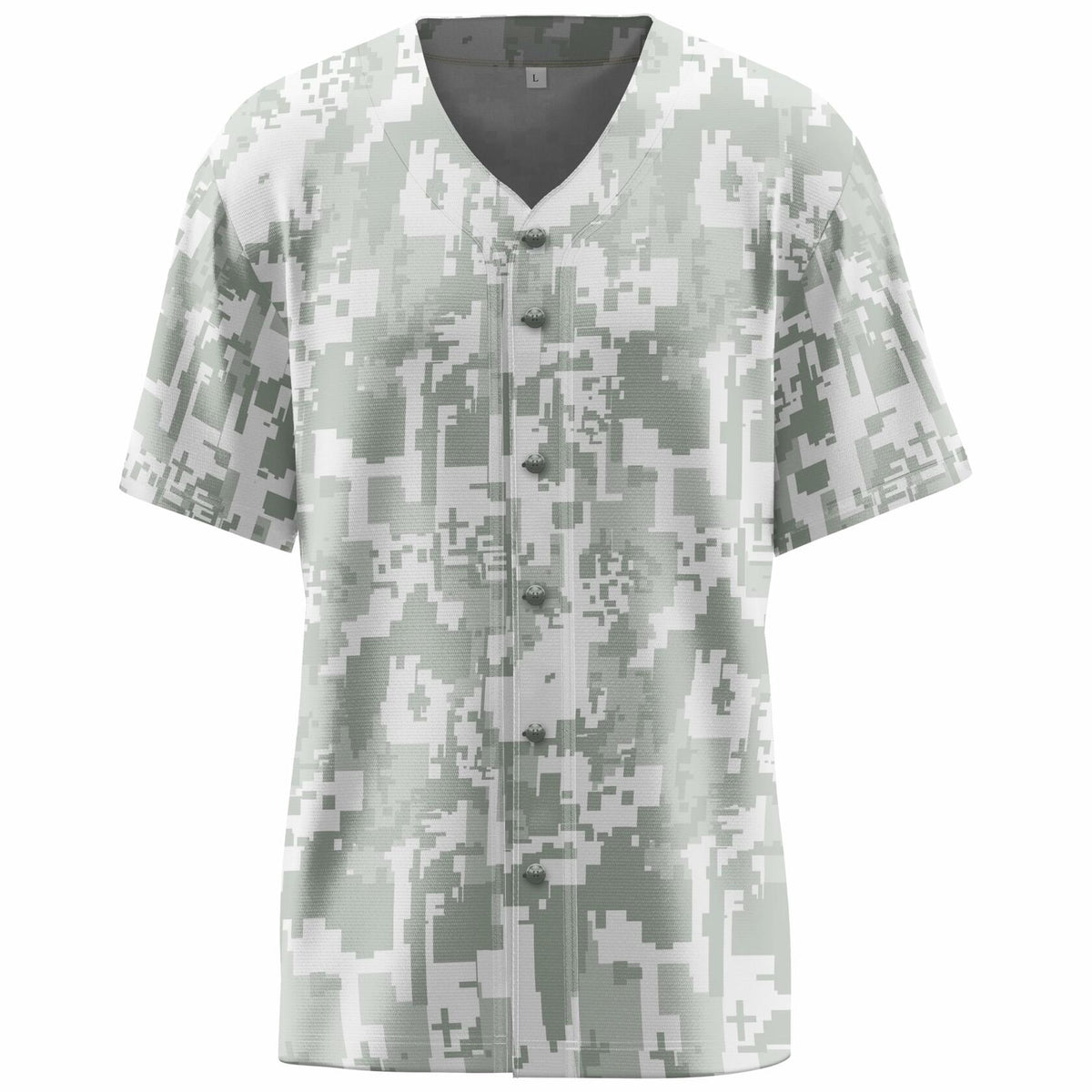 Aizqaoalk Men's Baseball Jersey Short Sleeve Button-Down Shirt Color7 Size L